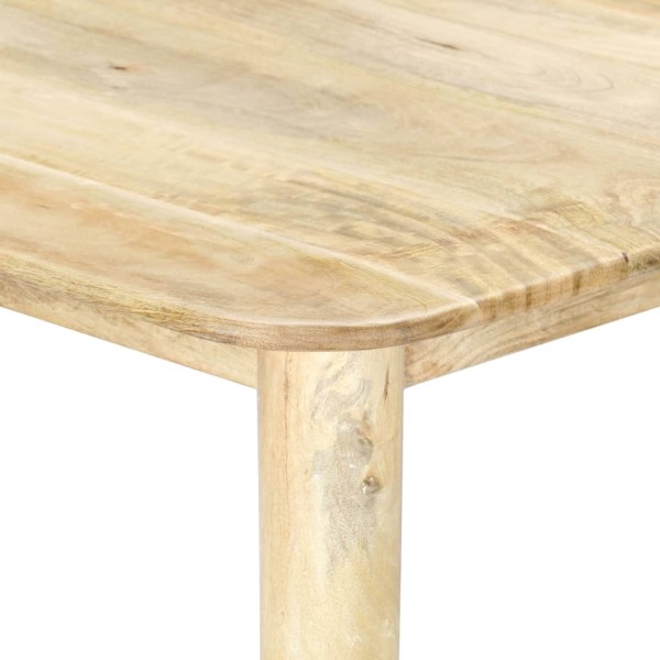 Mesa de comedor de madera maciza de mango 180x90x76 cm