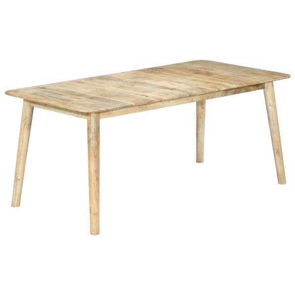 Mesa de comedor de madera maciza de mango 180x90x76 cm