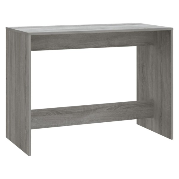 Set de comedor 3 pzas madera de ingeniería gris Sonoma