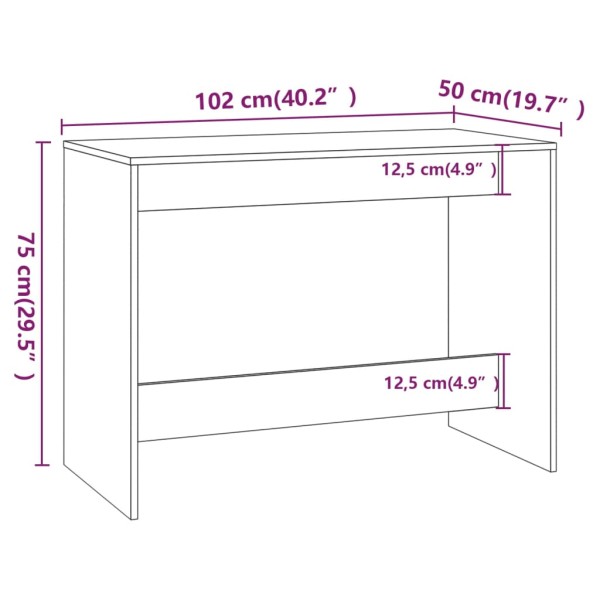 Set de comedor 3 pzas madera de ingeniería gris Sonoma