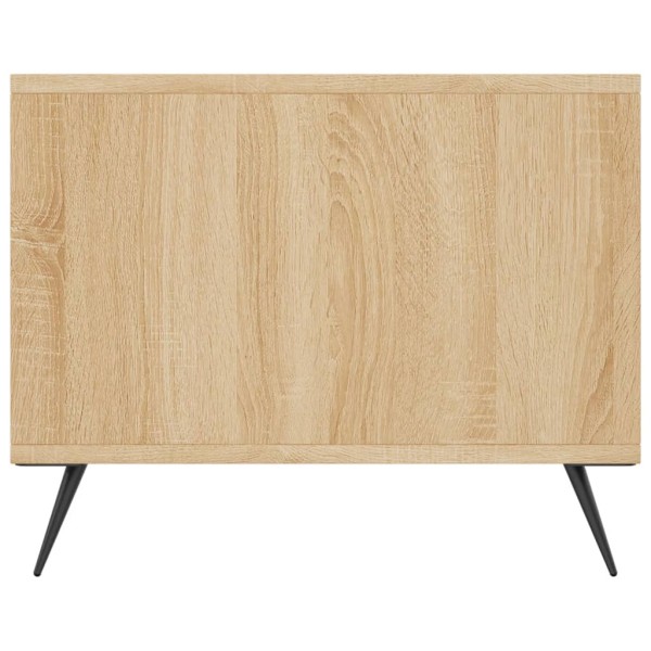 Mesa de centro madera contrachapada roble Sonoma 90x50x40 cm