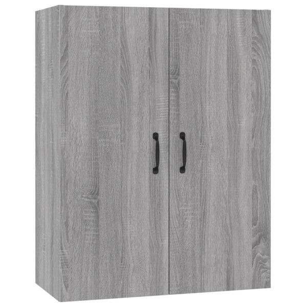 Armario colgante madera contrachapada gris sonoma 69,5x34x90 cm