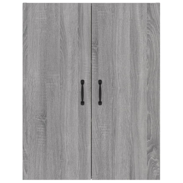 Armario colgante madera contrachapada gris sonoma 69,5x34x90 cm