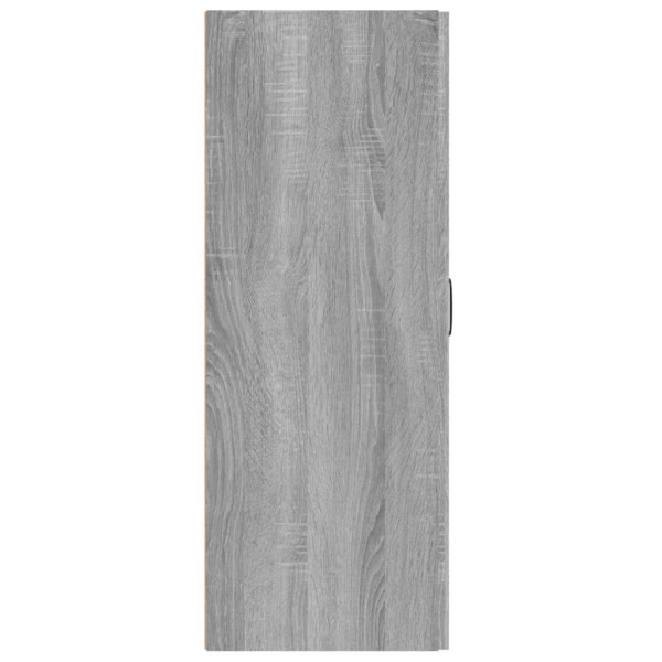 Armario colgante madera contrachapada gris sonoma 69,5x34x90 cm