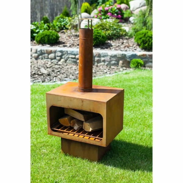 RedFire Chimenea Jersey XL acero óxido 81077