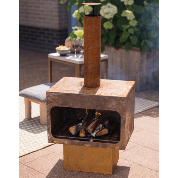 RedFire Chimenea Jersey XL acero óxido 81077