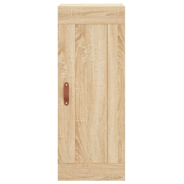 Armario de pared madera ingeniería roble Sonoma 34,5x34x90 cm