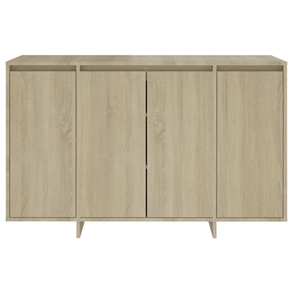 Aparador de madera contrachapada roble Sonoma 120x41x75 cm