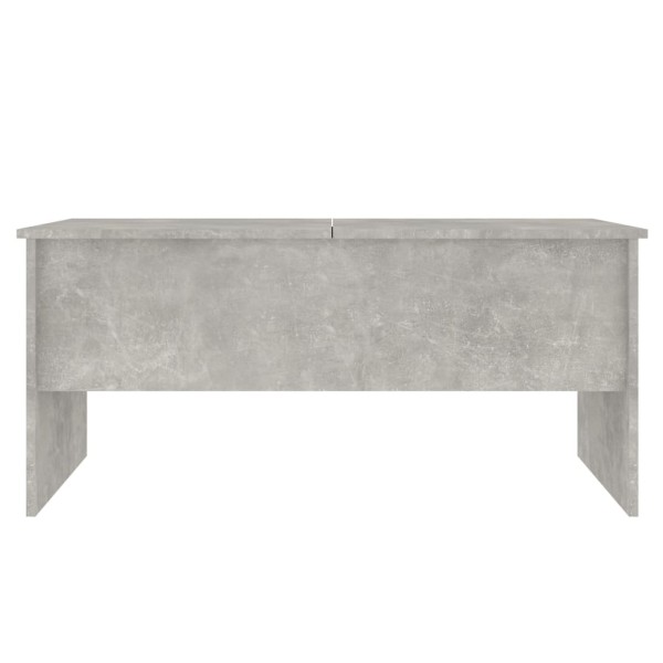 Mesa de centro contrachapada gris hormigón 102x50,5x46,5 cm