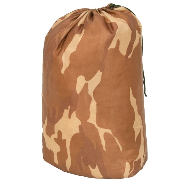 Red de camuflaje con bolsa de almacenamiento beige 2x8 m