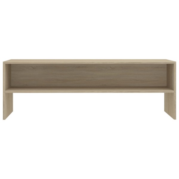 Mueble de TV madera contrachapada roble Sonoma 120x40x40cm