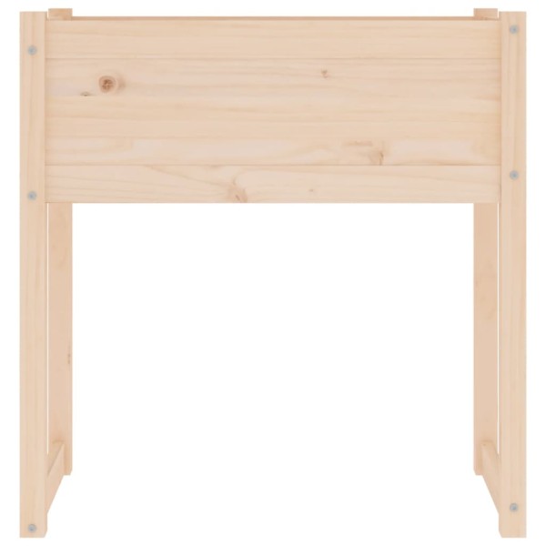 Jardinera de madera maciza de pino 78x40x81 cm