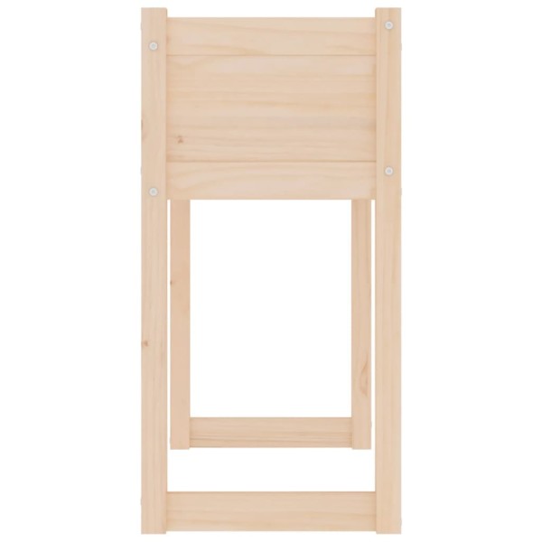 Jardinera de madera maciza de pino 78x40x81 cm