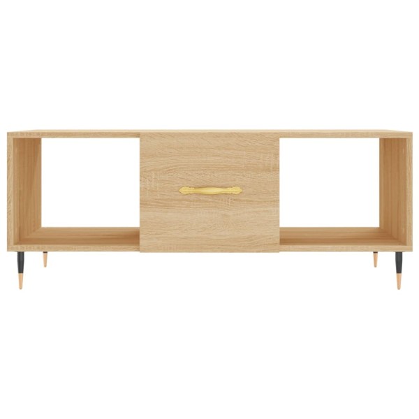 Mesa de centro madera contrachapada roble Sonoma 102x50x40 cm