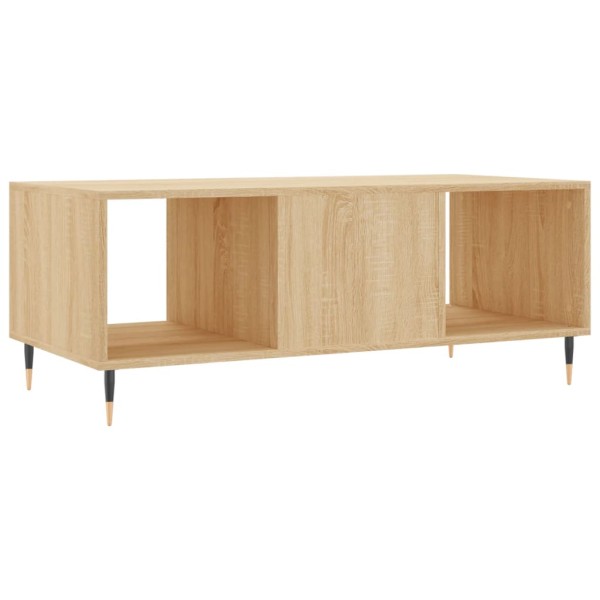 Mesa de centro madera contrachapada roble Sonoma 102x50x40 cm