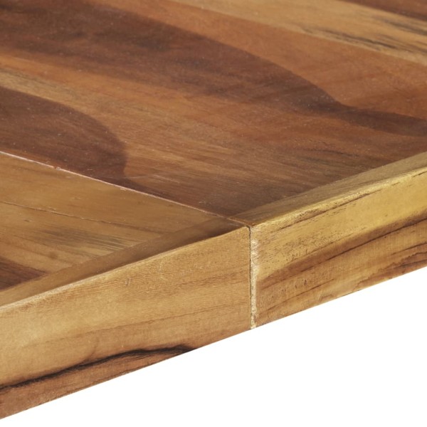 Mesa de comedor madera maciza con acabado sheesham 140x140x75cm