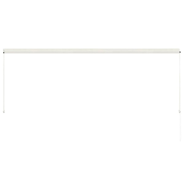 Toldo retráctil 350x150 cm crema