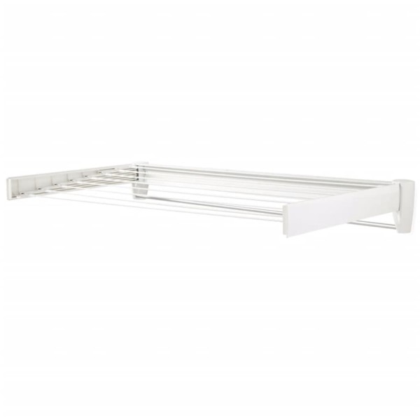 Leifheit Tendedero de pared Telegant Plus 100 blanco 83100