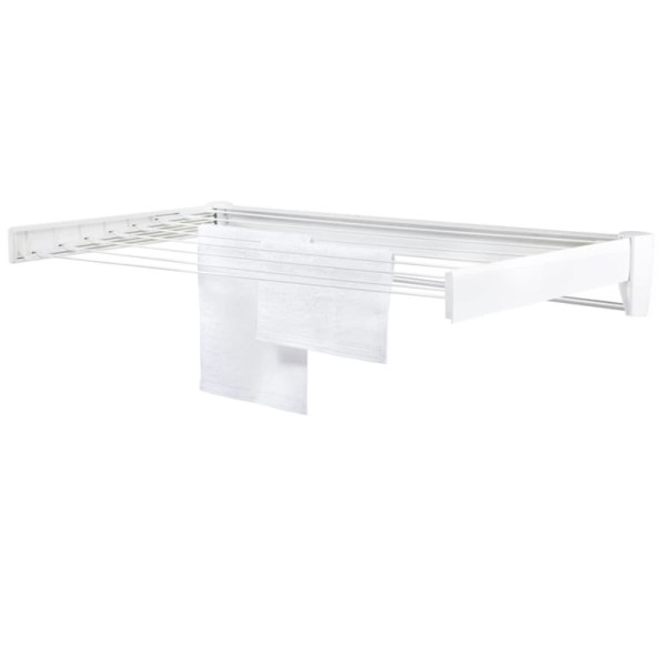 Leifheit Tendedero de pared Telegant Plus 100 blanco 83100