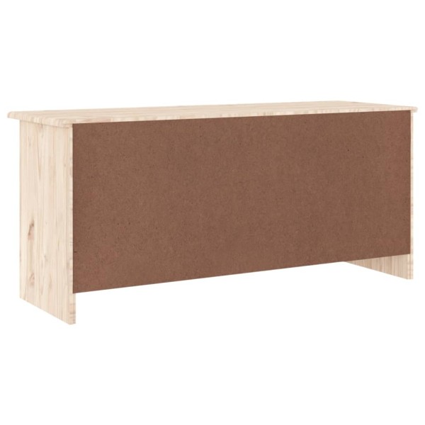 Banco zapatero ALTA madera maciza de pino 100x35x45 cm