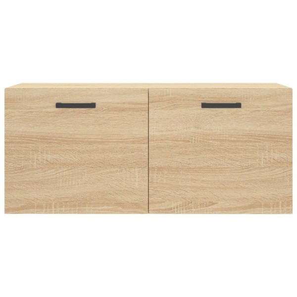 Armario de pared madera ingeniería roble Sonoma 80x36,5x35 cm