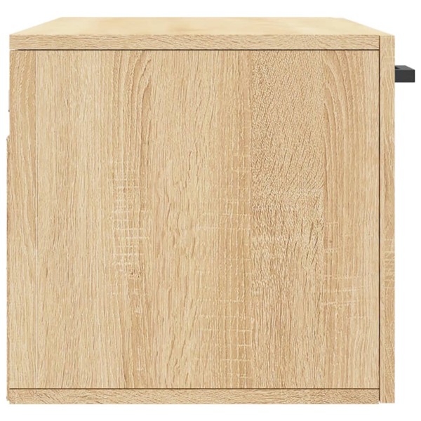 Armario de pared madera ingeniería roble Sonoma 80x36,5x35 cm