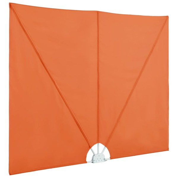 Toldo lateral plegable terraza color terracota 240x160 cm