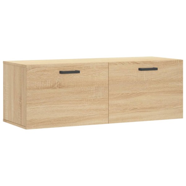 Armario de pared madera ingeniería roble Sonoma 100x36,5x35 cm