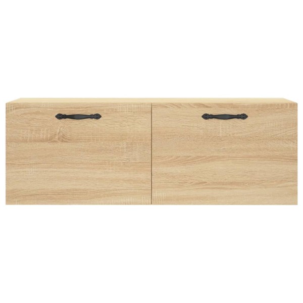 Armario de pared madera ingeniería roble Sonoma 100x36,5x35 cm