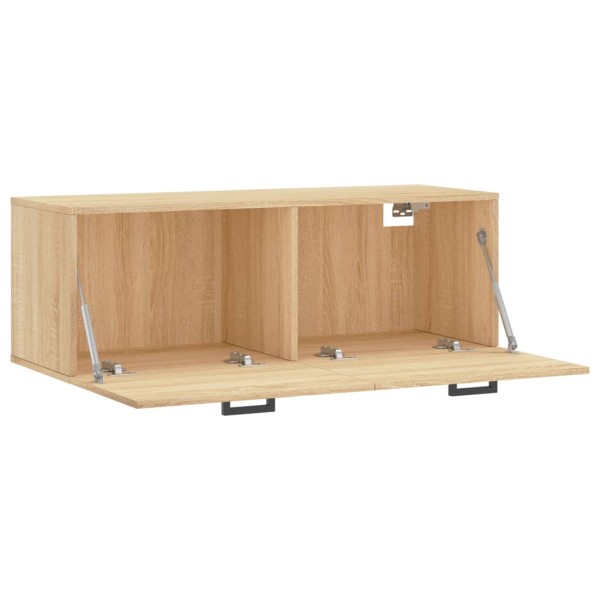 Armario de pared madera ingeniería roble Sonoma 100x36,5x35 cm