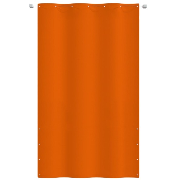 Toldo pantalla para balcón de tela oxford naranja 140x240 cm