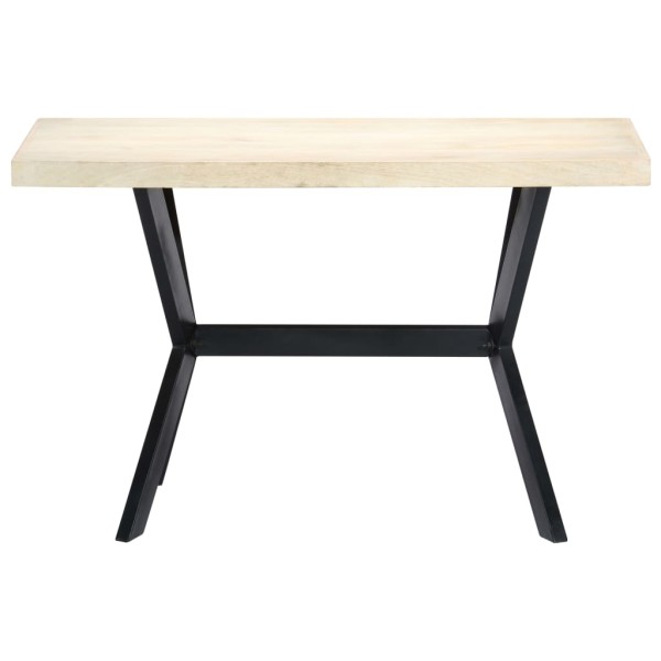 Mesa de comedor de madera maciza de mango 120x60x75 cm