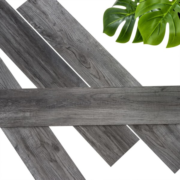 WallArt Tablones aspecto madera de roble Barnwood gris ceniza