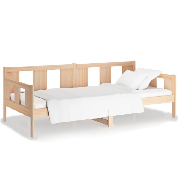 Sofá cama de madera maciza de pino 90x200 cm