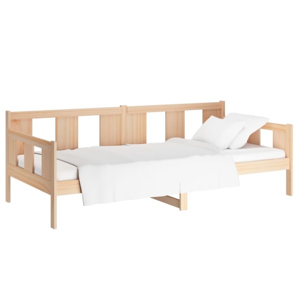 Sofá cama de madera maciza de pino 90x200 cm