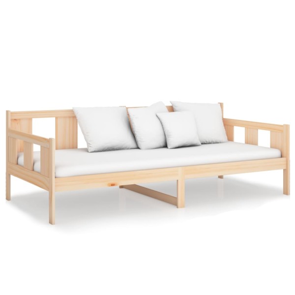 Sofá cama de madera maciza de pino 90x200 cm