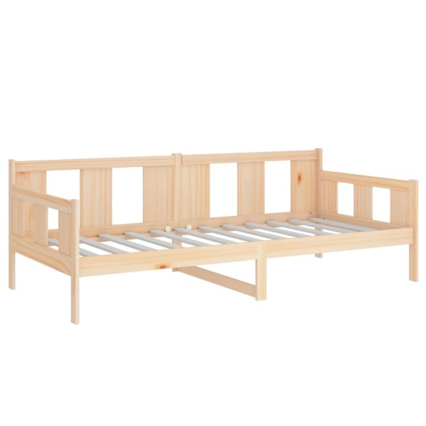 Sofá cama de madera maciza de pino 90x200 cm