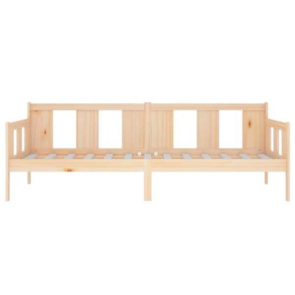 Sofá cama de madera maciza de pino 90x200 cm