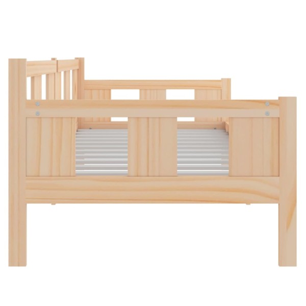 Sofá cama de madera maciza de pino 90x200 cm