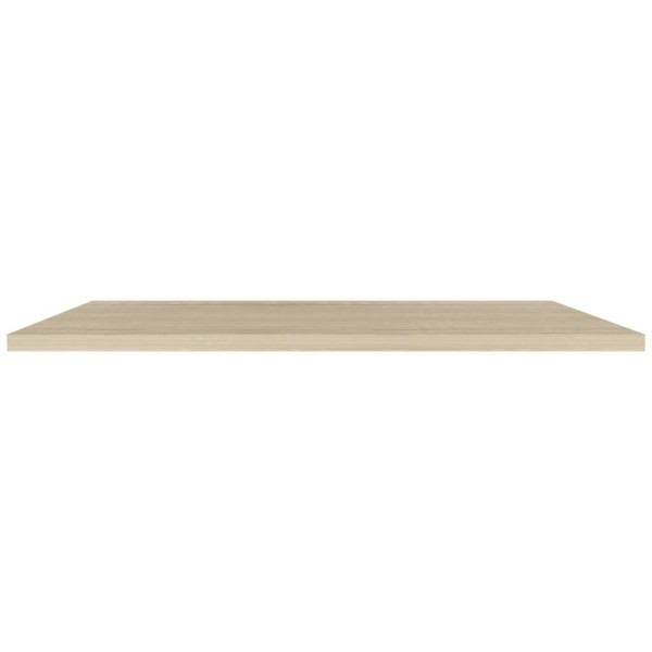 Estante flotante de pared MDF color roble 120x23,5x3,8 cm