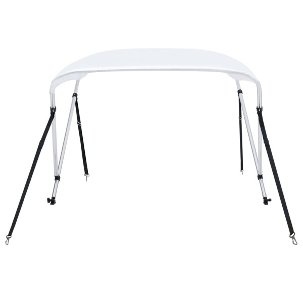 Toldo Bimini de 2 arcos blanco 180x150x110 cm