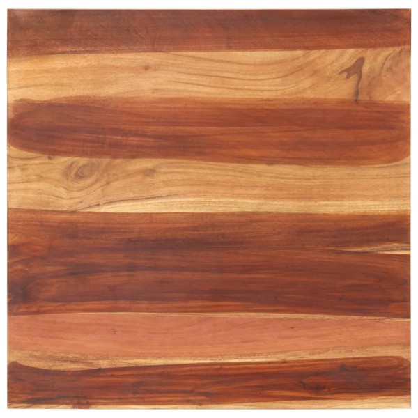 Superficie de mesa madera maciza de sheesham 15-16 mm 70x70 cm