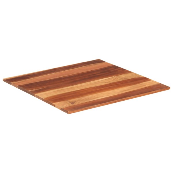 Superficie de mesa madera maciza de sheesham 15-16 mm 70x70 cm