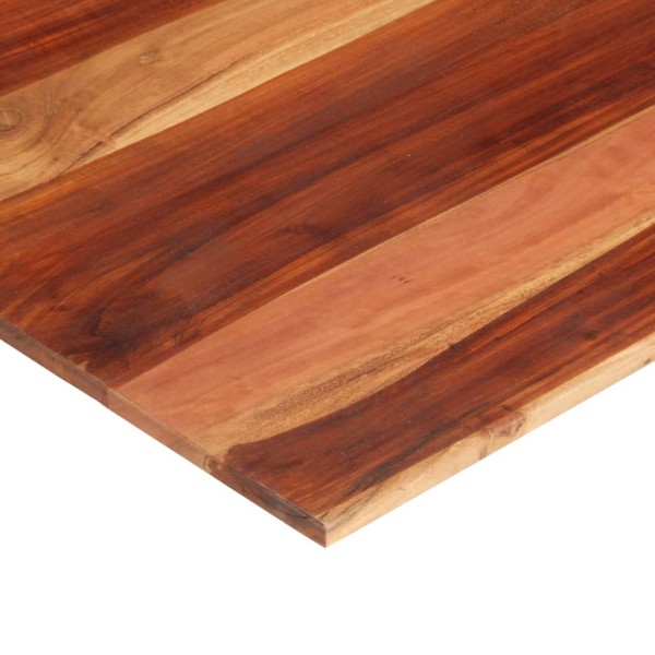 Superficie de mesa madera maciza de sheesham 15-16 mm 70x70 cm