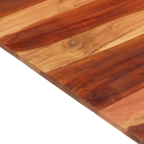 Superficie de mesa madera maciza de sheesham 15-16 mm 70x70 cm