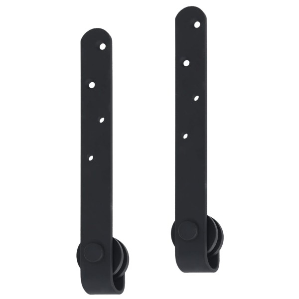 Kit mini puerta corredera armario acero carbono 200 cm