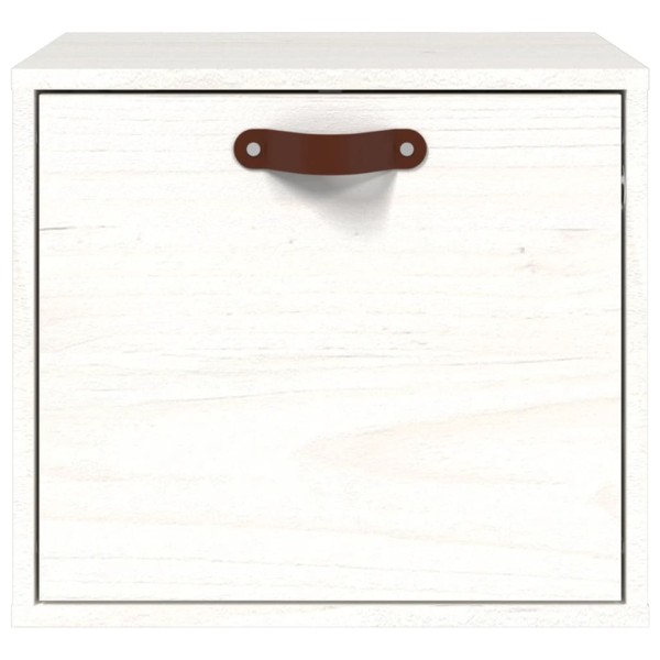 Armario de pared de madera maciza de pino blanco 40x30x35 cm