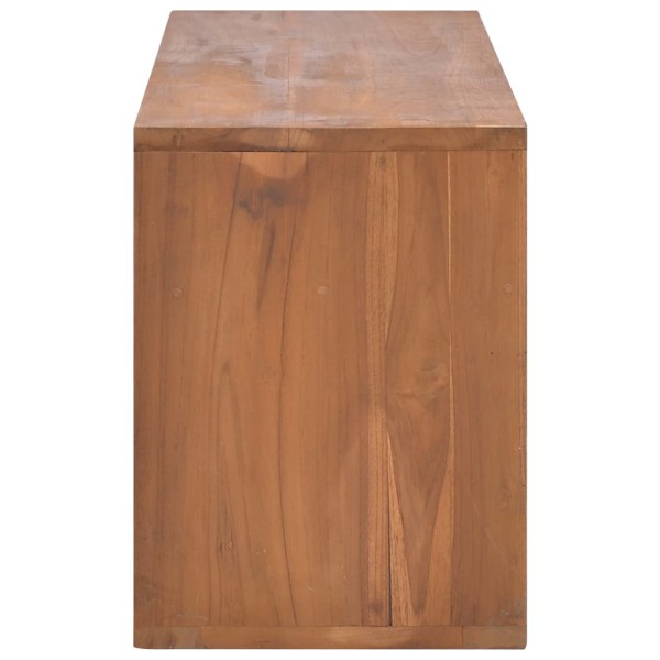 Mueble para TV de madera maciza de teca 90x30x40 cm