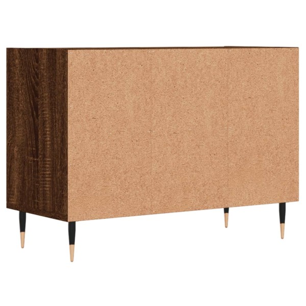 Mueble de TV madera de ingeniería marrón roble 69,5x30x50 cm