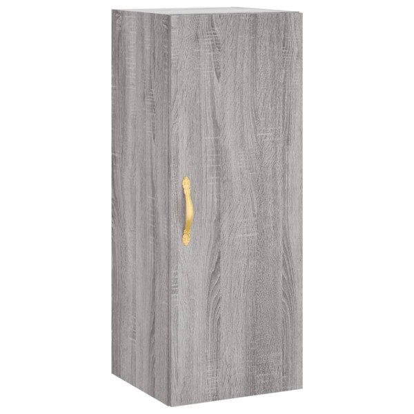 Armario de pared gris Sonoma 34,5x34x90 cm